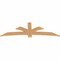 Ekena Millwork Davenport Timber Gable Bracket, Western Red Cedar, 84"W x 28"H x 1 1/2"D x 5 1/2"F, 8/12 Pitch GBW084X28X0206DAV00SWR - alternate 2